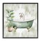 Stupell Industries Bath Oasis with Plant Framed Giclee, design by Nicole DeCamp